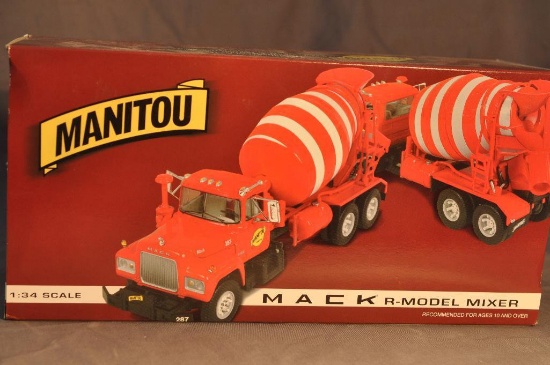 First Gear 1/34th Scale Mack Model R Concrete Mixer