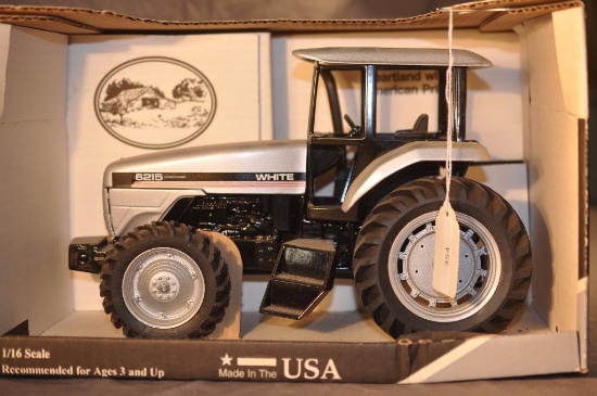 Scale Models 1/16th Scale White 6215 MFWD Tractor