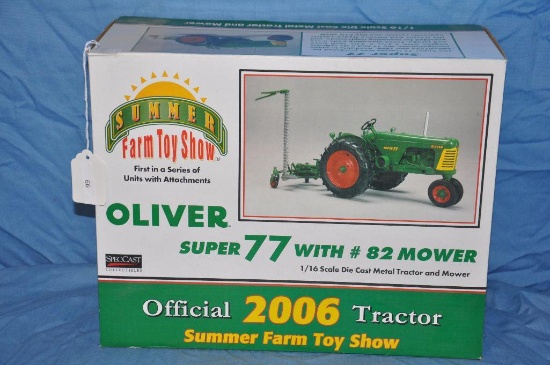 SpecCast 1/16 Scale Oliver Super 77 with no. 82 Sickle Bar Mower