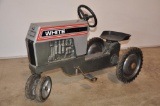 White Pedal Tractor