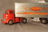 Wyandotte Toys Semi and Van Trailer