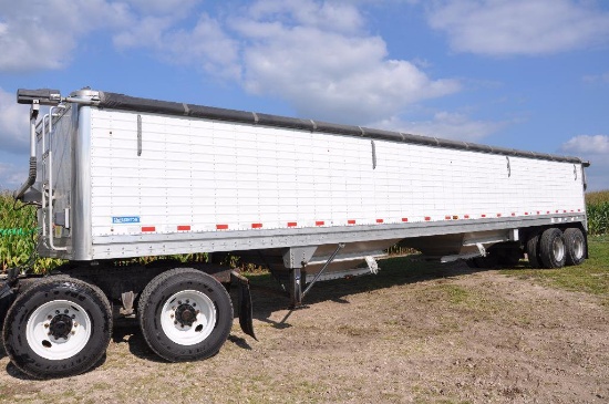 '14 Stoughton 42' aluminum hopper bottom grain trailer