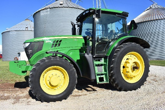 '13 JD 6150R MFWD tractor