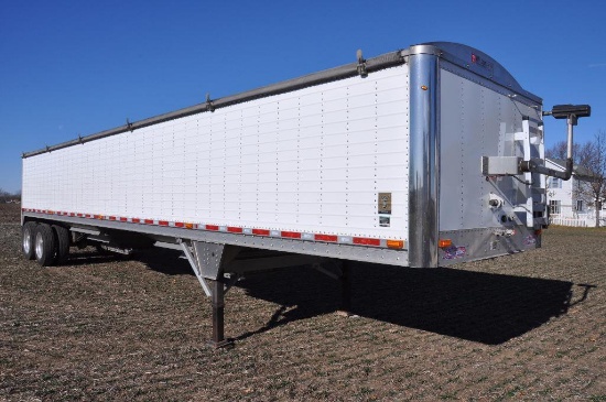 '13 Wilson DWH-500 41' aluminum hopper bottom trailer