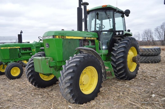 '90 JD 4455 MFWD tractor