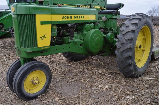 '57 JD 720 gas tractor