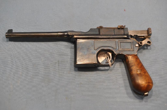 Mauser C96 broom handle 9mm Mauser semi auto pistol