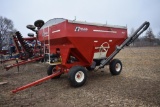 E-Z Trail 3400 dual compartment gravity wagon with 14' hyd. drive auger