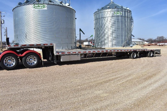 '13 Wilson 53' drop deck aluminum trailer