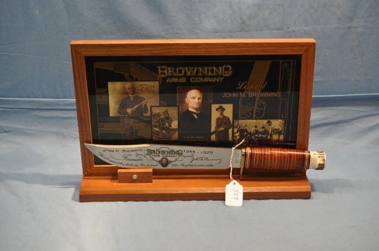 Browning knife and display