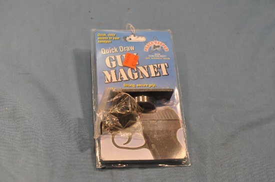 Under desk gun magnet