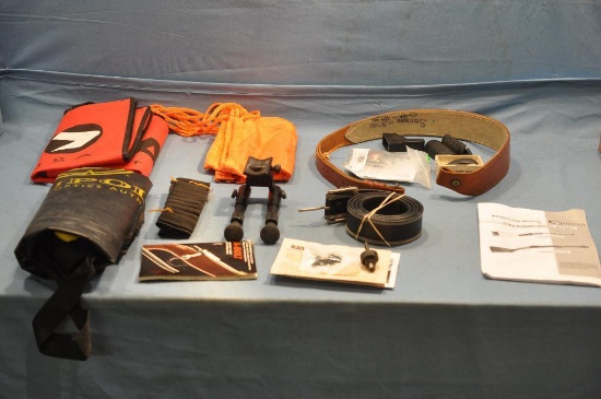 Variety of sporting good items as pictured