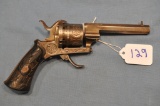 Unmarked Antique revolver.32 cal