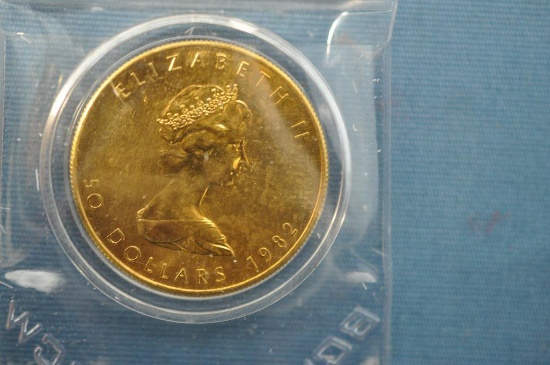 1982 Canada 1 oz Gold Maple Leaf