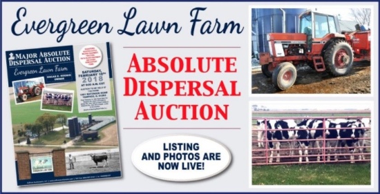 Evergreen Lawn Retirement Machinery Auction