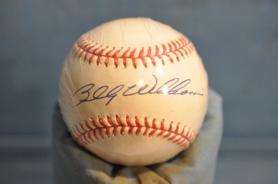 BILLY WILLIAMS AUTOGRAPHED BASEBALL