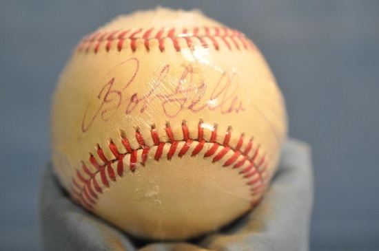 BOB FELLER AUTOGRAPHED BASEBALL