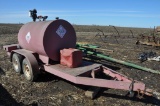 Shop built fuel trailer