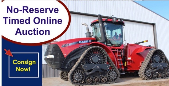 No-Reserve Timed Online Equipment Auction