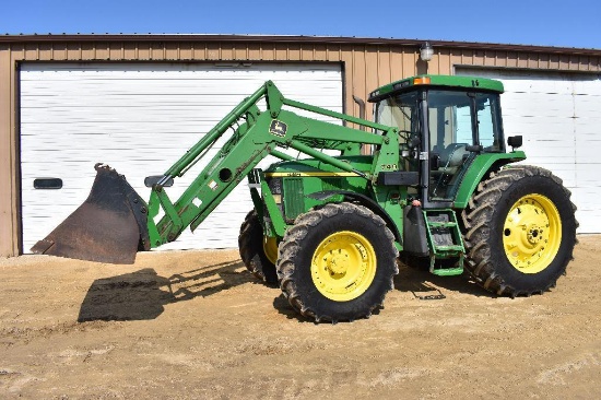 '02 JD 7410 MFWD tractor