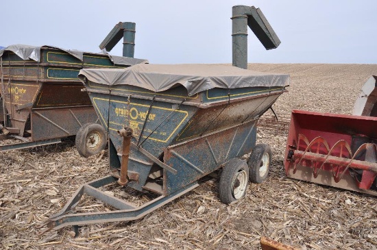 Grain-O-Vator feed auger wagon