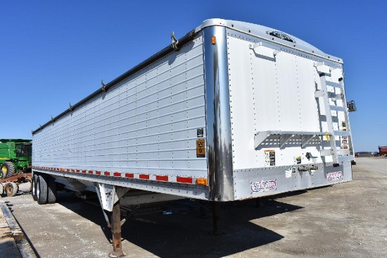 02 Wilson DWH-500 41' aluminum hopper bottom trailer