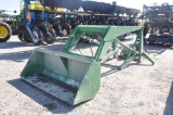Loader with brackets and 7' bucket