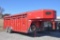 '00 Titan 7'x20' tandem axle gooseneck livestock trailer