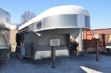 '96 Harc 6'x14' gooseneck tandem axle livestock trailer