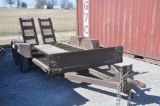 '77 Rink 6'x12' tandem axle bumper hitch trailer