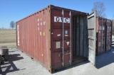 20' steel storage container