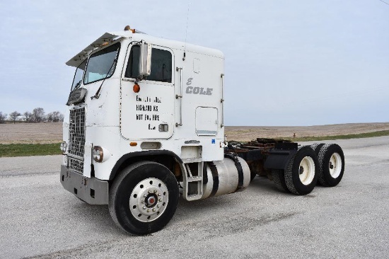 '82 Freightliner cab over semi