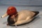 PJK REDHEAD DRAKE WOODEN DECOY