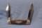 CASE XX 62046J 2 BLADED POCKET KNIFE , 1990