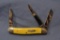 CASE XX 3318HE 3 BLADED POCKET KNIFE
