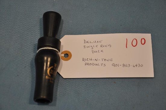 RICH-N-TONE DELUXE SINGLE REED DUCK CALL