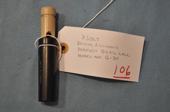 P.S. OLT MODEL G-30 PERFECT QUAIL CALL