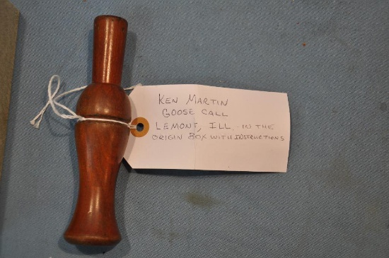 KEN MARTIN GOOSE CALL WITH BOX