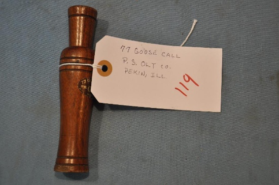 P.S. OLT #77 GOOSE CALL , WOOD, HANDLING WEAR
