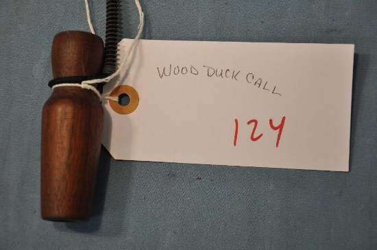 UNMARKED WOODEN DUCK CALL