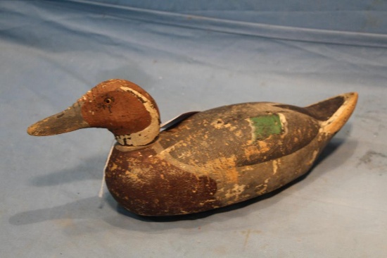 GUNDEL FINGER PINTAIL DRAKE WOOD DECOY
