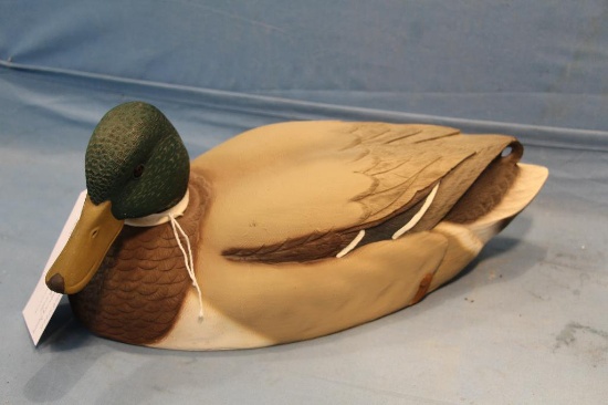 DUCKS UNLIMITED DRAKE MALLARD FOAM RESISN WORKING DECOY