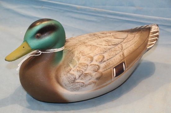 ARIDUK DRAKE MALLARD PLASTIC DECOY, GREAT CONDITION
