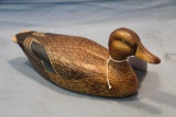 3/4 SIZE HEN MALLARD WOODEN DECOY