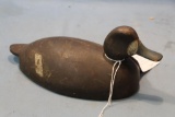 CLIFFORD BROWN SAINT CLAIR FLATS WOOD DECOY, NOTES SAY PAIR BUT YOURE GETTING A SINGLE DECOY