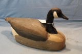 HERTERS LARGE WOODEN GOOSE DECOY
