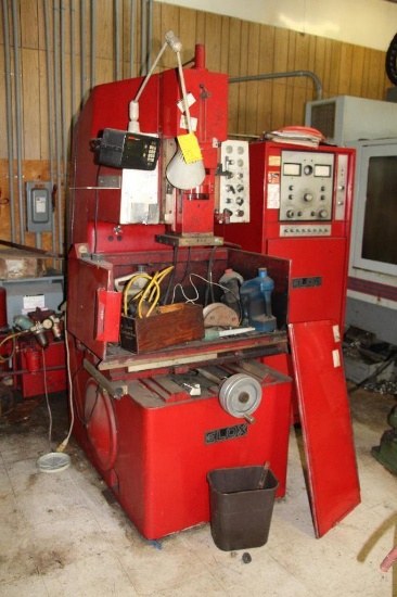 Elox 8-2012DR ram electrical discharge machine, sells complete w/ 3R holders, SN 042350, 220 Volt,