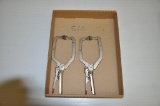 (2) C.H. HANSON 10CCS SET AND FORGET WELDING CLAMPS