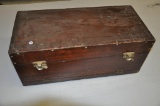 EMPTY WOODEN BOX FOR ANTIQUE SCALE