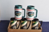 (5) JD AND DEKALB COFFEE CUPS